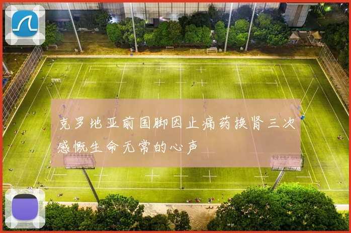 克罗地亚前国脚因止痛药换肾三次感慨生命无常的心声