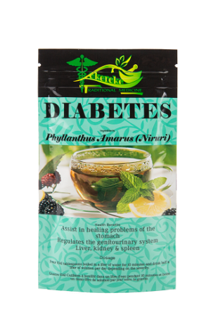 Organic herbal relief of diabetes